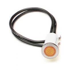 Painless Wiring Indicator Light - 1/2 in OD - Amber - Universal - Each
