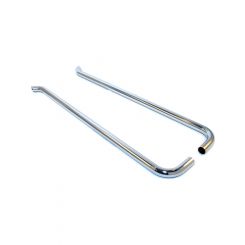 Patriot Exhaust Exhaust Side Pipes Low-Line Lake Pipes Slant 70 in Long