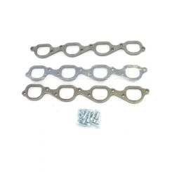 Patriot Exhaust Header Flange 3/8 in Thick 2 in D Port Bolts / Gaskets