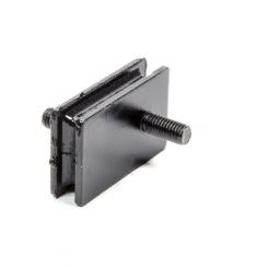 Pioneer Motor Mount Bolt-On Rubber / Steel Black Paint Small Block Mop