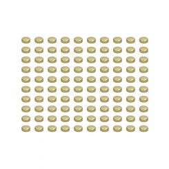 Pioneer Freeze Plug 1-5/8 in Brass Natural Universal Set of 100
