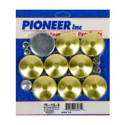 Pioneer Freeze Plug Complete Engine Brass Natural Pontiac V8 Kit