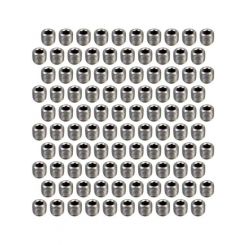 Pioneer Fitting Plug 1/4 in NPT Allen Head Steel Natural Set of 100