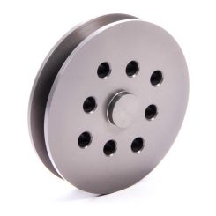 Powermaster Water Pump Pulley V-Belt 1 Groove Steel Zinc Circle Track App
