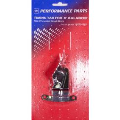 Proform Timing Tab Steel Chrome 8 in OD Balancer Small Block Chevy