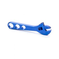 Proform Adjustable AN Wrench Single End 3 AN to 8 AN Alloy  Blue Anodize