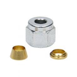 Racepak EGT Probe Fitting 1/4 in Compression Ferrule Steel Kit