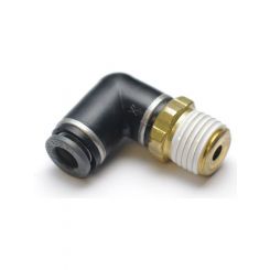 Ridetech Fitting Adapter 90 Degree 1/4 in NPT Male to 1/4 in Female