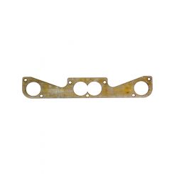 Schoenfeld Header Flange 1/4 in Thick 2 in Round Port Steel Small Block C