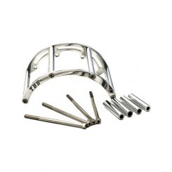 The Blower Shop Supercharger Belt Guard 7-3/8 in Roots Style Billet Alum