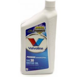 Valvoline Motor Oil - 30W - Conventional - 1 qt - Each