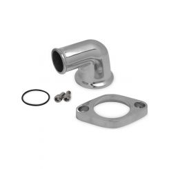Weiand Water Neck 90 Degree 1-1/2 in ID Hose Swivel O-Ring Hardware Incl