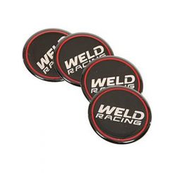 Weld Racing Logo Sticker Weld Logo 2 in Diameter Center Caps Set of 4