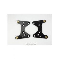 Wilwood Caliper Brackets Aluminum Black Dynalite Drag Race Front