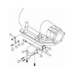 Winters Shifter Installation Kit Arms / Brackets / Hardware Steel TH400