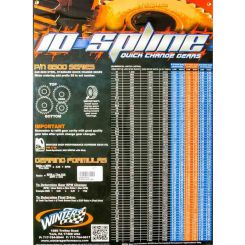 Winters Gear Chart Poster 19 x 25 in Tall Laminated 10 Spline Quick