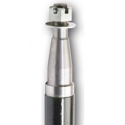 ARK Stub Axle 39mm Round X 12" 30.48cm Complete with Nut Split Pin