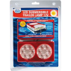 ARK LED Submersible Stop/Tail/Indicator Lamps 12V Right with License Pack of 2