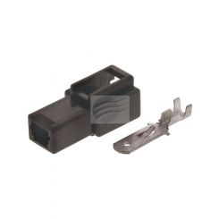 Jaylec Pack 10 Qc Connector Housing & Terminals Male 1 Way Black