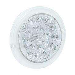 Autolamps LED Rnd Stop/Tail Lamp 12V Recessed Mnt Chrome 36cm Cable