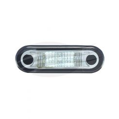 Hella Pack 4 LED Front Position Lamp 8-28V White 2.5M Cable Flush