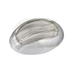 Autolamps Masthead Nav Lamp White LED Chrome 12V Beam Angle 225Deg# 52Cw