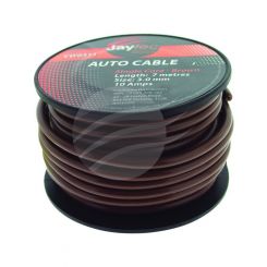 Jaylec 3mm Single Core Cable Brown 7M 10Amps [ref Narva 5813-7BN]