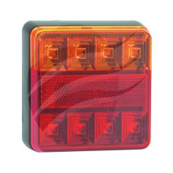 Autolamps LED Stop/Tail/Indicator Lamp 12V w/ Reflector 25cm Cable