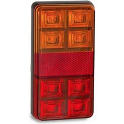 Autolamps Pkt 2 LED Stop/Tail/Indicator Lamp 12V w/Reflector 25cm Lead