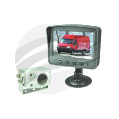 Jaylec 4.3" Tft Lcd Reverse Camera System 12/24V 2X Camera Input 5M