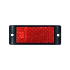 Autolamps Pkt 2 Red Reflex Reflector With Black Mounting Bracket