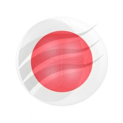 Hella Round LED Courtesy Lamp 24V Red Illumination Flush Mount
