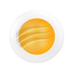Hella Round LED Courtesy Lamp 12V Yellow Illumination Flush Mount