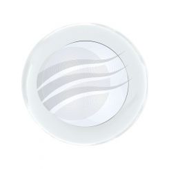Hella Round LED Courtesy Lamp 24V White Illumination Flush Mount