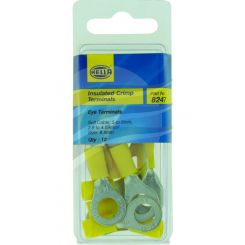 Hella Terminal Eye Yellow 8.4mm Insulated Pack 12