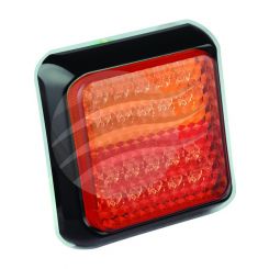 Autolamps LED Stop/Tail/Indicator Lamp 12/24V 40cm Cable Black Pack
