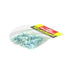 Champion 1"X1/4 Roofing Bolt/Nut