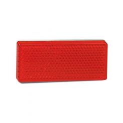 Autolamps Pkt 2 Red Reflex Reflector Self Adhesive 70mmx30mmx6mm