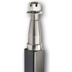 ARK Stub Axle Square 40mm X 9" 23cm with Nut Split Pin Washer