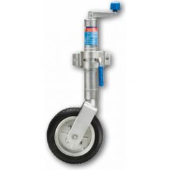 ARK 10" Jockey Wheel Heavy Duty Steel Rim with Bolt On/ Weld On Clamp Solid