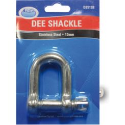 ARK Dee Shackle 12mm Galvanised Blister Pack