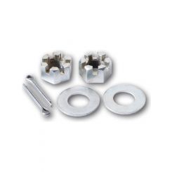 ARK Axle Slotted Nuts, Split Pins and Washers Blister Pack of 2