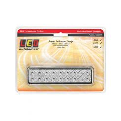 Autolamps LED Front Indicator Lamp 12V Black Base 135mm X 38mm X 24mm