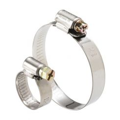 Tridon Solid Band Clamp Stainless Steel Hose Clamp 21mm - 38mm Pack 10
