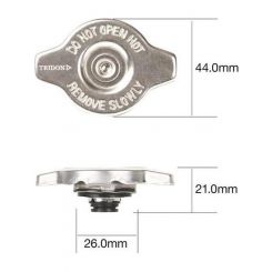 Tridon Radiator Cap 13Psi 90Kpa Metal Recovery Type Extra Small Japanese