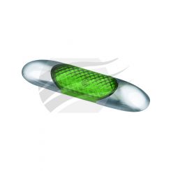 Autolamps LED Interior / Courtesy Lamp Green 12V 10Cm Cable