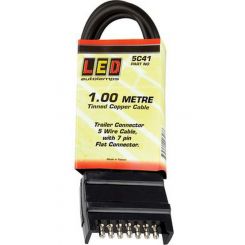 Autolamps Cable Gooseneck To Vehicle 7 Pin Male Plug With Wire