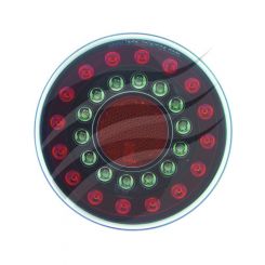 Autolamps LED Rnd Stop/Tail/Indictr Lamp Maxilamp 12/24V Blister Pack