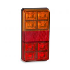 Autolamps LED Stop/Tail/Indicator Lamp 12V w/Reflector 25cm Lead