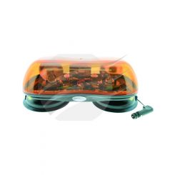 Cobo Amber Mini Halogen Lightbar 24V Dual Suct Magnetic Mount